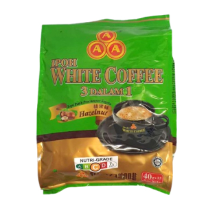 3A Ipoh White Coffee 3in1 (Hazelnut) 40gm x 15bag