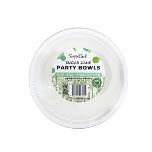 Sugar Cane Party Bowls 470ml 12's