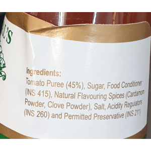 Habhal's  Brand Tomato Sauce 500g