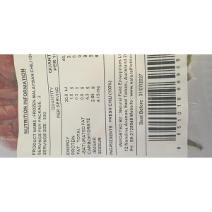 Malaysian Fresh Chilli 200g
