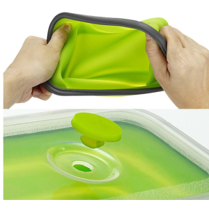 4pc Silicone Foldable Collapsable Food Grade Containers