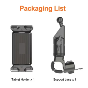 Universal Tablet & Phone Holder &ndash; Clamp Mount for Mic Stands, Poles & Tripods