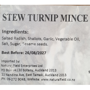 Stew Turnip Mince 200g