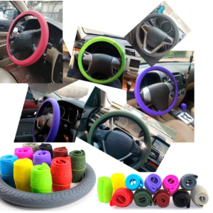 Silicone Steering Wheel Cover - Better Grip, Tyre Embossed Pattern