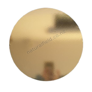 Cake Base Round 12" diameter Sliver/Gold