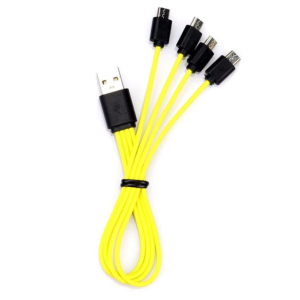 4 x Micro USB Splitter Charging Cable in 1