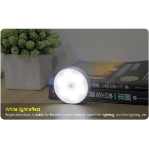 USB LED Night Light Motion Sensor Wireless Lamp Energy...