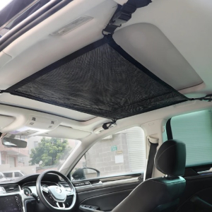 90cm x 65cm Car Ceiling Storage Net - Stock up your car without compromising leg room!