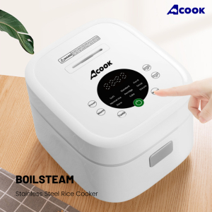 ACook Smart Stainless Steel 6 Cups Rice Cooker