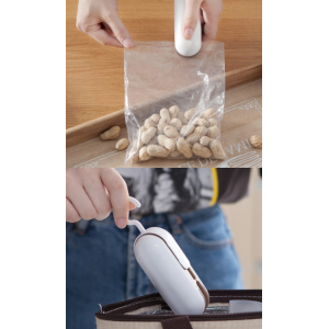 2-in-1 Handheld Heat Sealer & Cutter for Plastic Bags, Chips, Cookies, Nuts