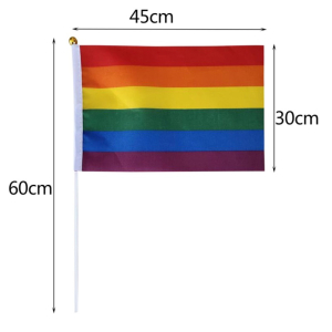 Rainbow LGBTQA Flag 30cm x 45cm