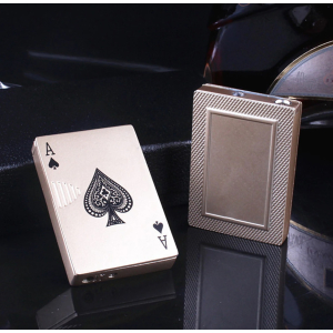 Pocket Butane Lighter with UV Torch Light - Shape in a Pack of Cards