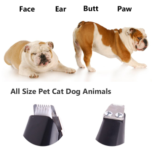 USB Cordless Pet Hair Trimmer Clipper Grooming Kit Pets Paws, Eyes, Ears