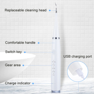 Ultrasonic Electric Sonic Dental Scaler 5 Modes + Toothbrush, Mirror, Cordless