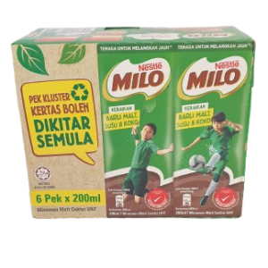 Milo Tetra Pack 200ml x 6pk