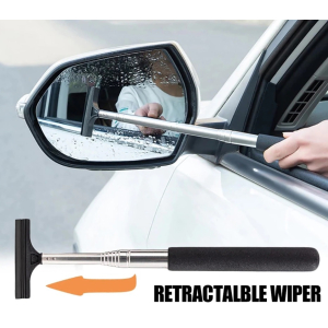 Retractable Telescopic Mini Squeegee For Car Mirrors, Glass, Windows, Wiper