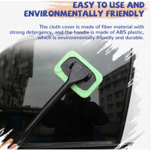 Car Windscreen Wiper - Remove Fog, Dust, Dirt + 2 Extra Microfibre Cloths