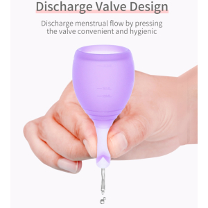 30ml Women's Menstrual Cup with Discharge Valve