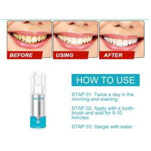 Teeth Whitening Mousse Toothpaste Dental Bleaching Sta...