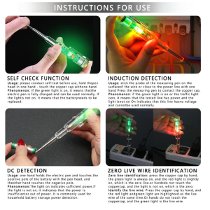 Tester Pen Test Pen Induction Voltmeter Detector Electrical Indicator