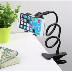 Flexible Goose Neck Mobile Phone Clip Holder Bend, Rot...