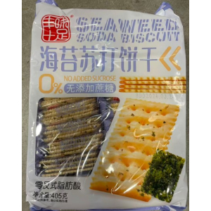 FWSZ SEAWEED SODA BISCUIT 405G
