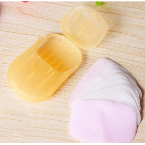 3 Pack Disposable Soap Paper Travel Soap Paper Washing Hand Bath Clean Scented Mini Paper Slice Soap 20's