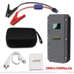 24000mAh Portable Car Jump Starter 12V 2000A Power Ban...