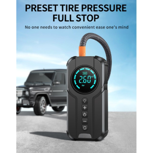 4-In-1 Car Jump Starter, Air Pump, Power Bank, Torchlight