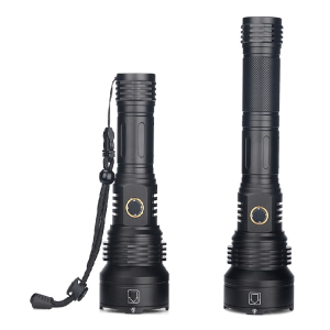 XHP90 Super Bright & Wide - 4 Core Tactical Torch Flashlight 3 Modes + 2 x 26650 Batteries