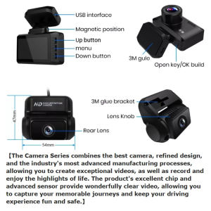 Dash Cam 4K,  Wifi Mini Camera for Car Dashcam Night Vision