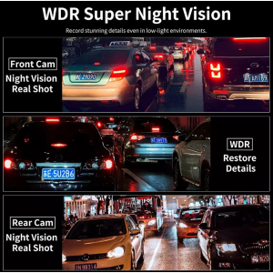 Dash Cam 4K,  Wifi Mini Camera for Car Dashcam Night Vision