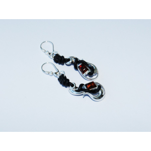 "Eithane" - Amber Ardent Earrings