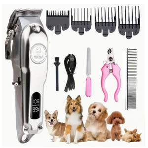 Professional Hair Clipper Metal Pet Trimmer Cat Shaver Cutting Machine Puppy Grooming