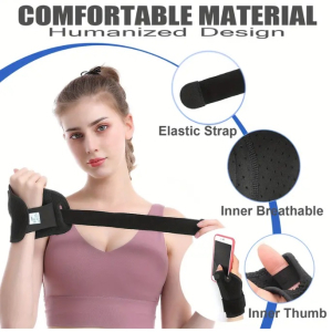 1pc Adjustable Wrist Thumb Support For Arthritis, Tendonitis, And Carpal Tunnel - Breathable And Comfortable Thumb Splint With Trigger Finger And Thumb Sprain Support