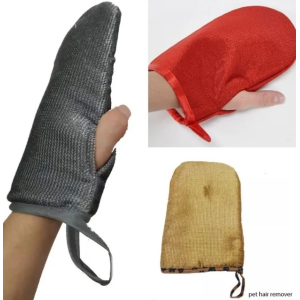 Pet Hair Lint Remover Mitt Glove