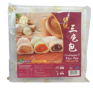 YT Mini Mixed Bun (Yam,Black Sesame, Lotus Seed Paste )9's =270g (V)