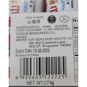 Haw Flak 9's/Tray x 279g