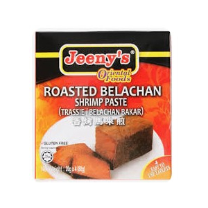 Jeenys Roasted Belacan Shrimp Paste 20g x 4