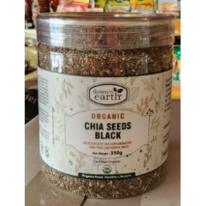 DE Organic Chia Seeds Black 350g