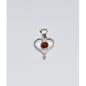 Devika - "Little Goddess" Amber Pendant