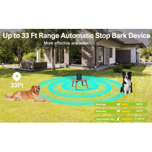 Anti-barking device for dog barking control, rechargea...