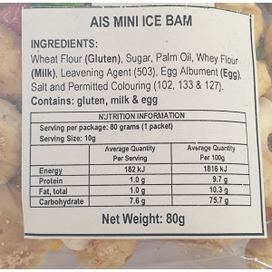 Ais Mini Ice Bam 80g