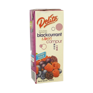 Delite Blackcurrant & Mixed Berries Drink (LS) 250ml x...