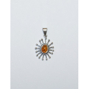 Lizette - "Elizabeth" Amber Pendant