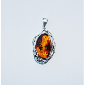 Phaedra - "The bright one" Amber Pendant