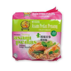Vegetarian Penang Asam Pedas Instant Soup Noodles 105g x 4
