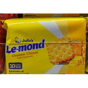 Julies Cheddar Cheese Puff Sandwich 180g