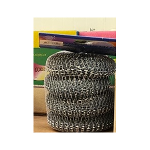 4pc Metallic Mesh Scourers