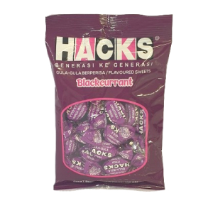 Hacks Blackcurrant Drops 100g (V)